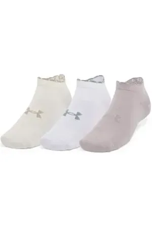 Under Armour ® Freizeitsocken Unisex Socken Essential Low Cut 3er-Pack 1382958 grau 42 - 47.5