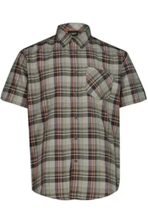 CMP Kurzarmhemd Herren Kurzarm Hemd Man Shirt 30T9937 grau 60