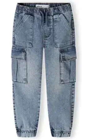 Minoti Cargojeans Denim-Kampfhosen (3y-14y) blau 122-128cm