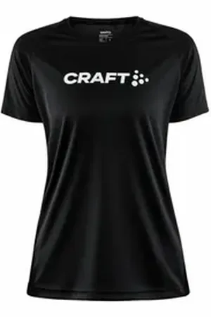 Craft T-Shirt Damen T-Shirt Core Essence Logo Tee W 1911785 schwarz L