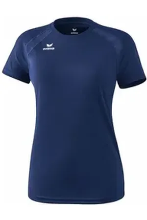 Erima T-Shirt Damen Laufshirt Perforamance T-Shirt blau 40