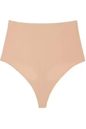 Triumph String Shape Smart Highwaist String unterhose unterwäsche tanga beige L