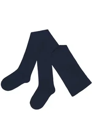 WERI SPEZIALS Strumpfhersteller GmbH Strickstrumpfhose Damenstrumpfhosen Kurz-Größen >> Einfarbig Basic<< weiche Baumwolle blau 52-54 K