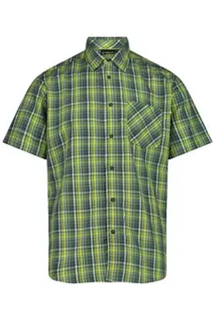 CMP Kurzarmhemd Herren Kurzarm Hemd Man Shirt 30T9937 grün 46