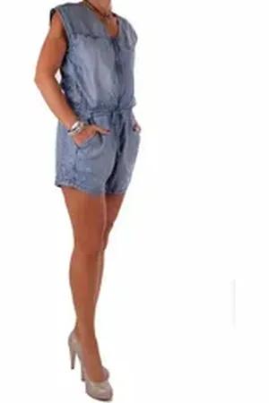 Diesel Jumpsuit Damen Jeans Overall Jumpsuit DE-VENIA TUTA M