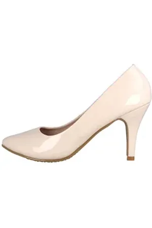 Andres Machado AM422 Charol Beige Pumps beige 44 EU