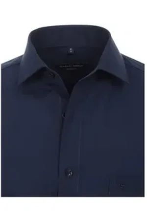 Casa Moda Businesshemd Business-Hemd Modern Fit 6530 blau L
