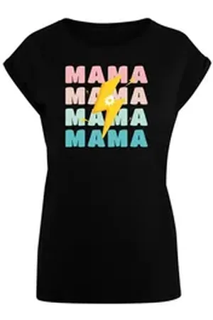 Merchcode T-Shirt Damen Ladies Mothers Day - Mama T-Shirt (1-tlg) schwarz L