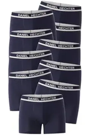 Daniel Hechter Boxershorts (Packung, 10er Pack) mit Logo-Elastikbund blau L