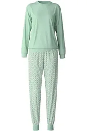 Calida Pyjama Flower Nights Damen (2 tlg) blau S (40/42)