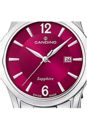 Candino Quarzuhr Damenuhr Classic, (Analoguhr), Damen Armbanduhr rund, Edelstahlarmband silber silberfarben
