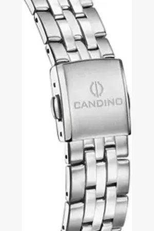 Candino Quarzuhr Herrenuhr Edelstahl silber, (Analoguhr), Herren Armbanduhr rund, Edelstahlarmband silber, Casual silberfarben