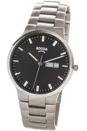 Boccia Titanium Boccia Quarzuhr Herrenuhr - Boccia Modell: 3649-03