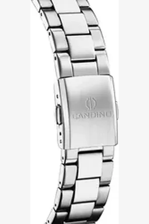 Candino Quarzuhr Herrenuhr Edelstahl silber, (Analoguhr), Herren Armbanduhr rund, Edelstahlarmband silber, Casual silberfarben