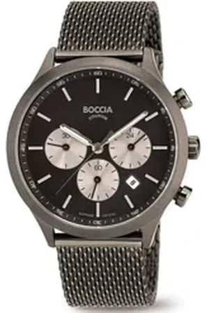 Boccia Titanium Boccia Quarzuhr Titangehäuse - Boccia Modell: 3750-06 Herrenuhr