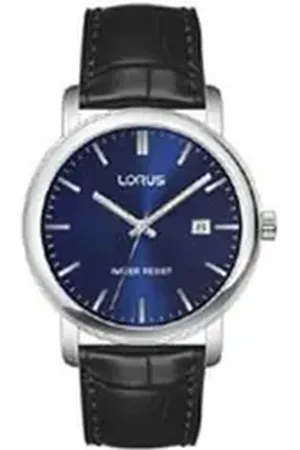Lorus Quarzuhr RG841CX5, Armbanduhr, Herrenuhr, Datum, Lederarmband schwarz