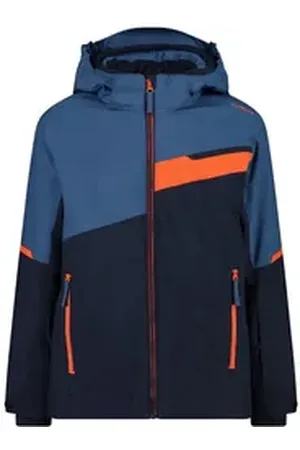 CMP Skijacke Jungen Skijacke Kid Jacket Snaps Hood 34W4954 blau 98