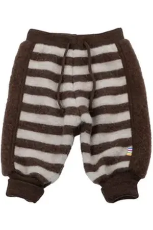 Joha Sweathose aus Wollfleece Merinowolle braun 68/74