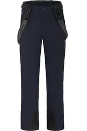 Bergson Skihose FLEX Herren Skihose, warm wattiert, elastisch, wasserdicht, Kurzgrößen, Na blau kurz | 26