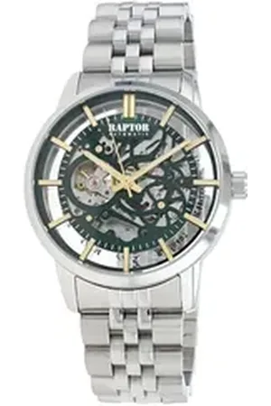 Raptor Quarzuhr RA20407 Skelett-Herrenuhr, Automatik, Edelstahl, versch. Farben