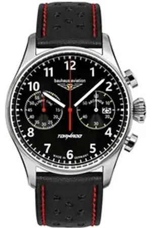 Bauhaus Quarzuhr Herrenuhr Fliegerchronograph - Modell: 2770-2