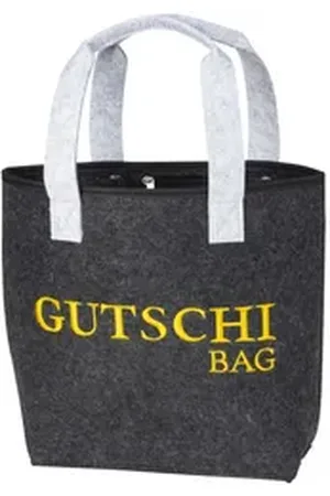 Mf Next Com Shopper Gutschi Bag Filz Tasche mit Innentasche und goldener Stickerei (1-tlg)
