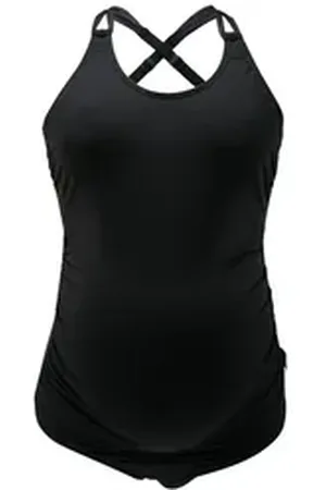 Petit Amour Badeanzug Anya (1-St) Drapiert/gerafft schwarz M