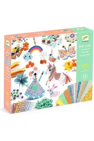Djeco Kreativset Kreativbox: Basteln für Kinder ab 5 Jahre DJ09015- Verkäufer:Schenken & Spielen