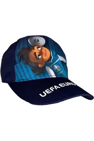 Coole-Fun-T-Shirts Schirmmütze EURO 2020 / 2021 Kinder Basecap Schirmmütze Fußball blau 54