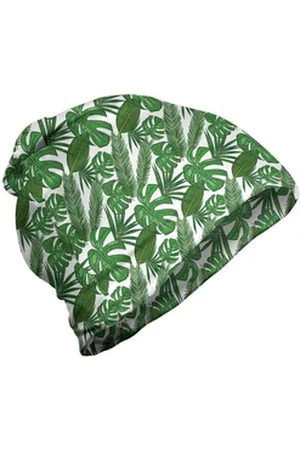 Abakuhaus Beanie Wandern im Freien Philodendron Sommer tropischen Dschungel grün