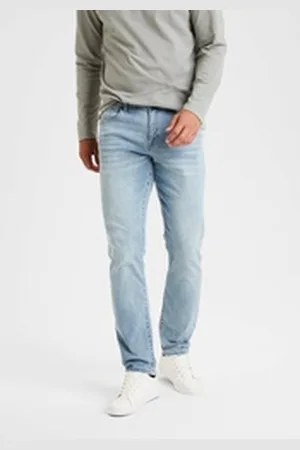 Buffalo 5-Pocket-Jeans Straight-fit mit normaler Bundhöhe, aus elastischer Denim-Qualität blau 34