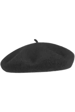 Barascon Baskenmütze (1-St) Wollbaske mit Futter, Made in the EU schwarz 58 cm