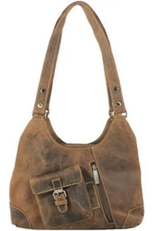 Greenburry Shopper Vintage Leder Handtasche Shopper 1917-25
