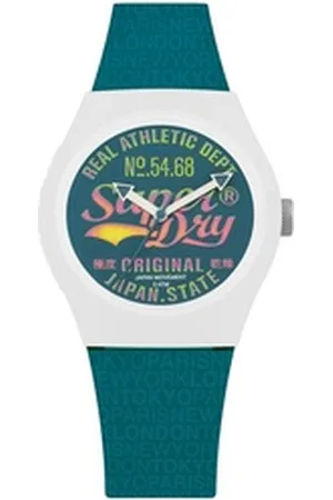 Superdry Quarzuhr Damen Analog Quarz Uhr mit Silikon Armband SYL249AU, Damen Analog Quarz Uhr mit Silikon Armband SYL249AU