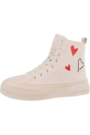 Ital-Design Damen High-Top Freizeit Sneakerboots (85493097) Keilabsatz/Wedge Sneakers High in Beige beige|braun 37 EU