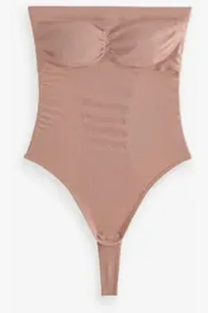 Next Shaping-Body Nahtloses, stark formender Bandeaubody (1-tlg) beige 36-38