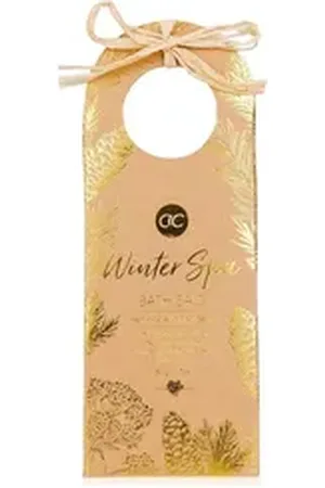 accentra Wellness-Pflegeset Badesalz Winter Spa in Papiertüte, Geschenkbox, Beautyset, Badeset, Wellnesspräsent, 50g Badesalz in Papiertüte, angenehmer Duft, dekorativ