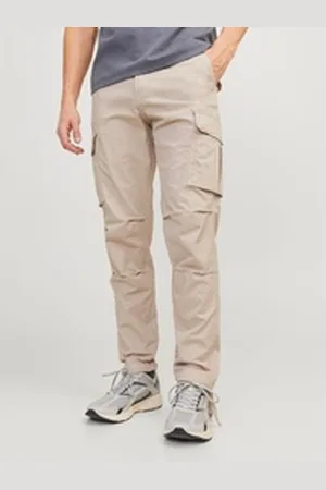 JACK & JONES Cargohose JPSTACE JJTUCKER CARGO AMA NOOS grau 30