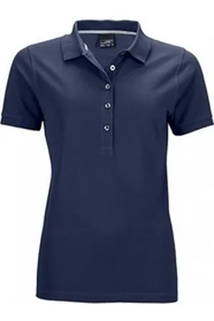 James & Nicholson Poloshirt Damen Pima Polo / feine Piqué-Qualität XL
