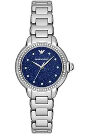 Emporio Armani Quarzuhr AR11630, Armbanduhr, Damenuhr, Edelstahlarmband, analog silberfarben