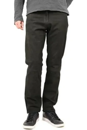 Mark Maddox Lederhose Laurin - Herren Lederhose Lammnubuk graubraun braun 52