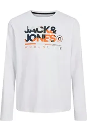 JACK&JONES JUNIOR Jack & Jones Junior Langarmshirt JJLUKE TEE LS CREW NECK MNI blau 104