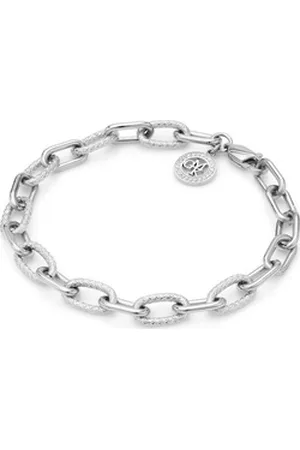 Guido Maria Kretschmer Collection Edelstahlarmband GMK Damen-Armband Edelstahl 23 Zirkonia, Modern silberfarben