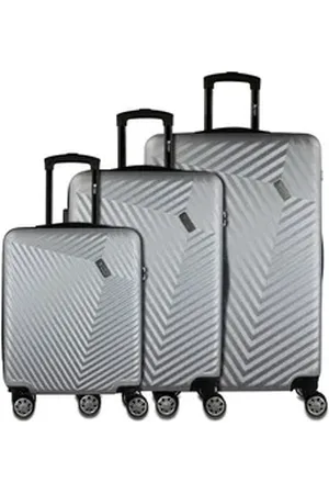 Mano Trolleyset Don Carlo, 4 Rollen, (Set, 3 tlg) silberfarben