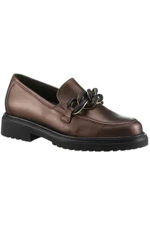 Gabor Davos Loafer, Businessmode, Slipper, Schlupfschuh, Halbschuh, Weite H (sehr weit) goldfarben 36 EU
