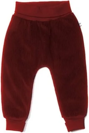 Leela COTTON Sweathose Baby Cordhose rot 74/80