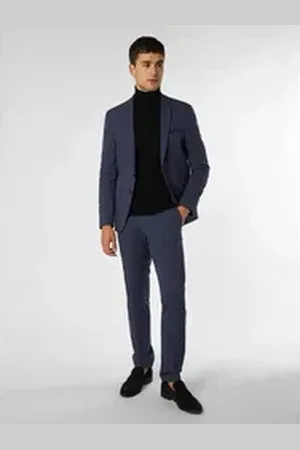 Finshley & Harding Anzug Oakland/California blau 48