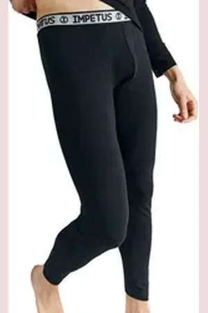 Impetus Lange Unterhose lange Herren Unterhose Innovation (Stück, 1-St) hohe Markenqualität schwarz XL