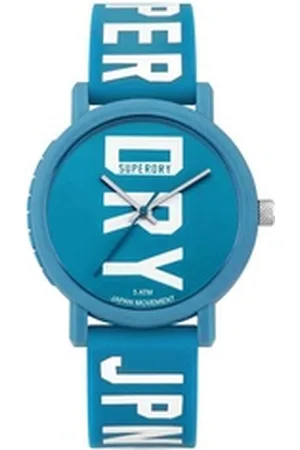 Superdry Quarzuhr Unisex Analog Quarz Uhr mit Silikon Armband SYL196UW, Unisex Analog Quarz Uhr mit Silikon Armband SYL196UW