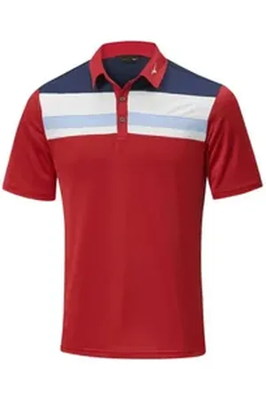 Mizuno Poloshirt Golf Polo Quick Dry Citizen Rot Herren L